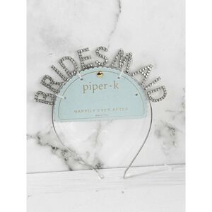 "Bridesmaid" Rhinestone Headband Tiara